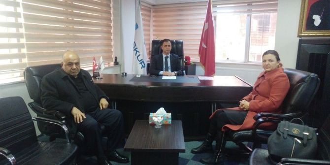 Başkan Özdemir Müdür Yücekaya’ya Hayırlı Olsun Ziyareti