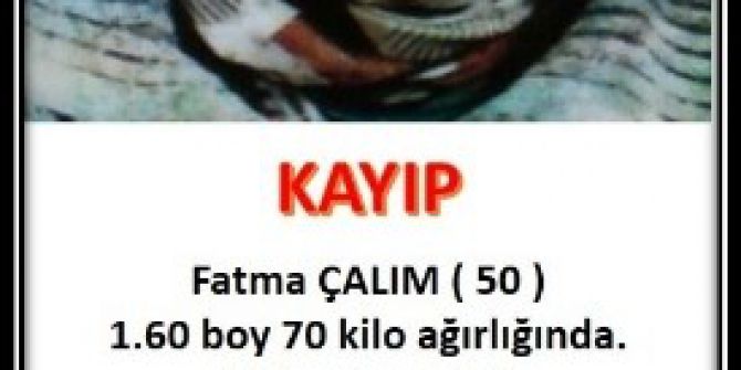 Zihinsel Engelli Kayıp Kadın Her Yerde Aranıyor