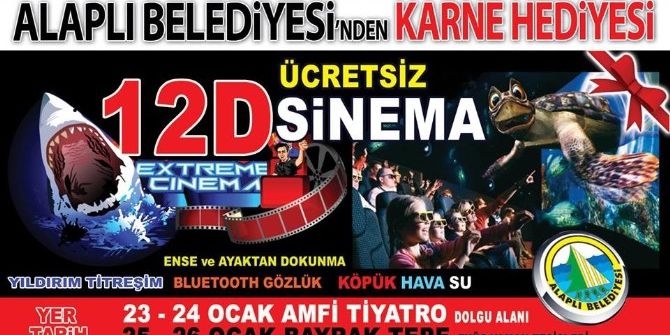 Öğrencilere Karne Hediyesi Olarak Sinema Gösterimi