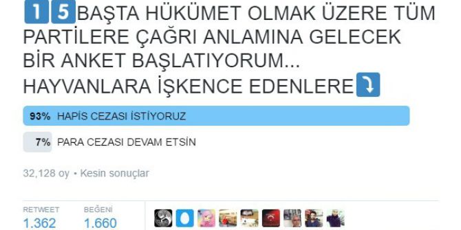 Başkan Gökçek’in Anketinden “Hapis Cezası” Çıktı