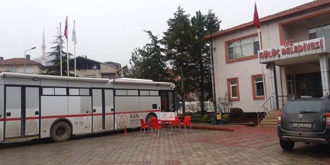Gülüç Halkından Kan Bağışı Kampanyasına Yoğun İlgi