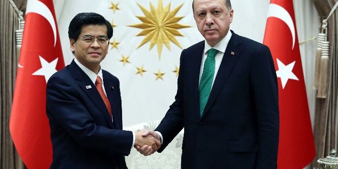 Cumhurbaşkanı Erdoğan, Japonya Altyapı Ulaştırma Ve Turizm Bakanını Kabul Etti