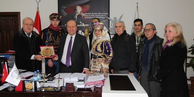 Aydın Efelerinden Başkan Özakcan’a Teşekkür Ziyareti