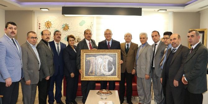 Sendika Başkanlarından Başkan Ergün’e Tebrik