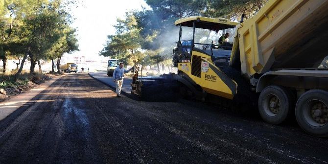 Kepez Kirişçiler Yolu’na 10 Bin Ton Asfalt
