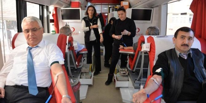 Kan Bağışı Kampanyasına Destek