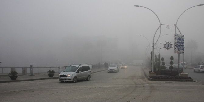 Hatay’da Hava Trafiğine Sis Engeli