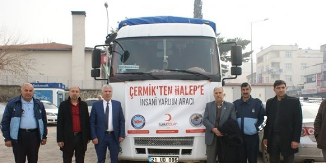 Çermik’ten Halep’e Yardım