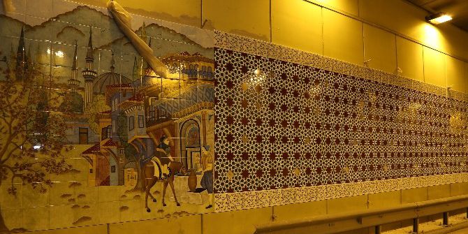 Kültürel Motifler Tüp Geçidi Süslüyor