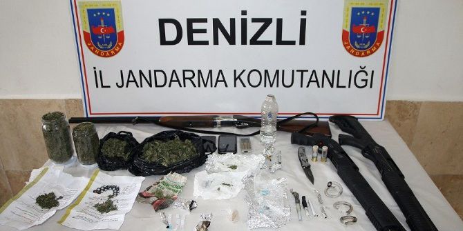 Denizli’de Jandarmadan Şafak Operasyonu: 10 Gözaltı