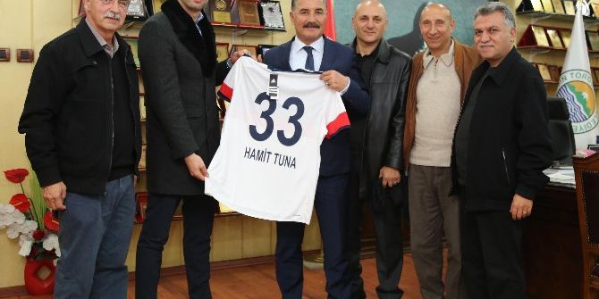 Başkan Tuna, Mersin İdmanyurdu’nun Alt Yapı Hocalarını Ağırladı