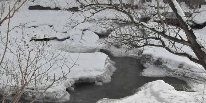 Kars Çayı Buzulları Aratmıyor