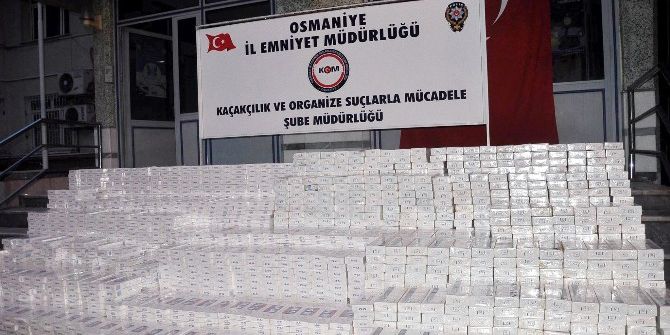 Osmaniye’de Kaçak Sigara Operasyonu