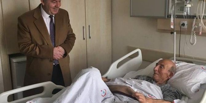 Başkan Şahiner’den Hasta Ziyareti