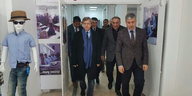 Vali Çınar’dan Tekstil Atölyesine Ziyaret