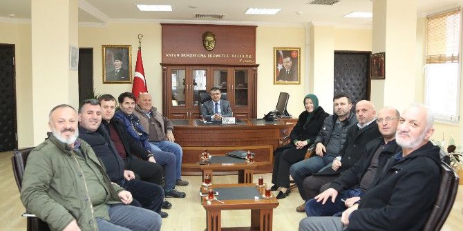 Meclis Üyelerinden Kaymakam Ada’ya Ziyaret