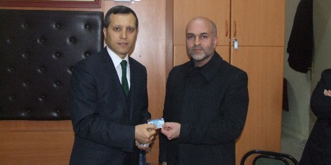 Yerköylü Muhtarlar Kimlik Kartlarına Kavuştular