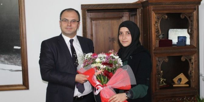 Kaymakam Üçer, Başarılı Sporcuları Konuk Etti