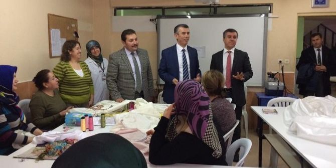 Kaymakam Sırmalı Yeni Halk Eğitimi Binasını Ziyaret Etti