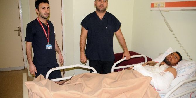 Erbil’de Çukura Düşerek Yaralanan Genç Cizre’de Tedavi Edildi