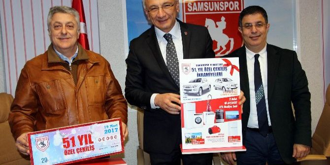 Samsunspor’dan Piyango Çekilişi