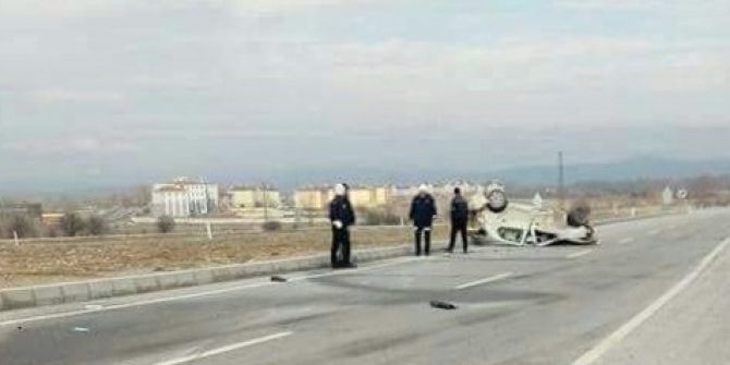 Kütahya’da Trafik Kazası: 1 Ölü, 1 Yaralı