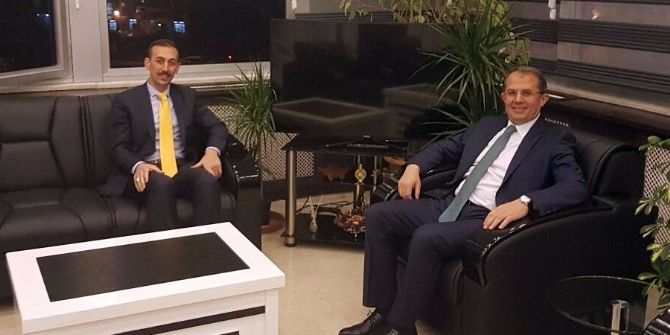 Vali Taşyapan’dan Kaymakam Çiçekli’ye Ziyaret
