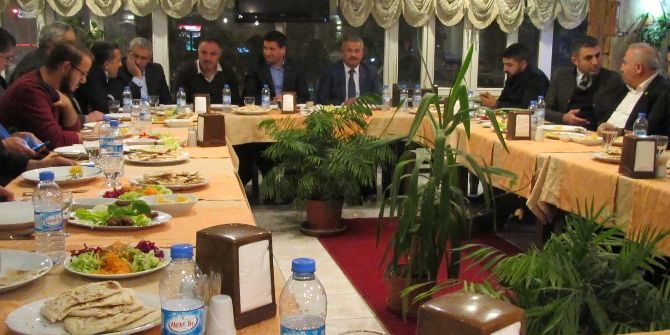 Müsiad’ın Yeni Yönetimi Üyeleriyle Yemekte Bir Araya Geldi