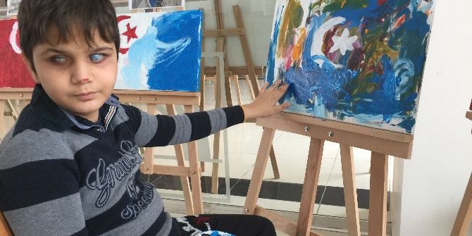 Görme Engelli Öğrenciler 15 Temmuz’un Resmini Yaptı