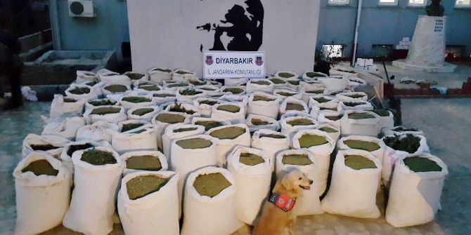 Diyarbakır’da 3 Ton Uyuşturucu Madde Ele Geçirildi