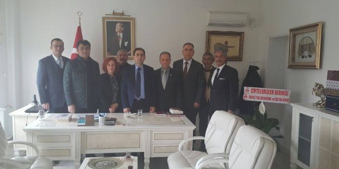 Çiftelerliler Derneği’nden Kaymakam Ağca’ya Ziyaret