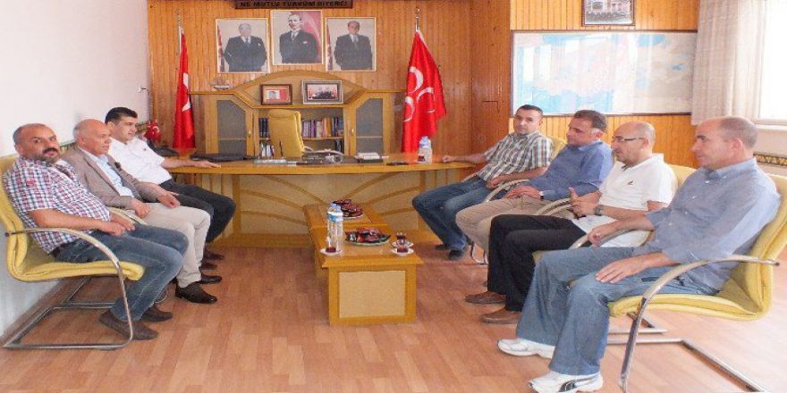 Karaman’da Ak Parti’den Mhp’ye Ziyaret