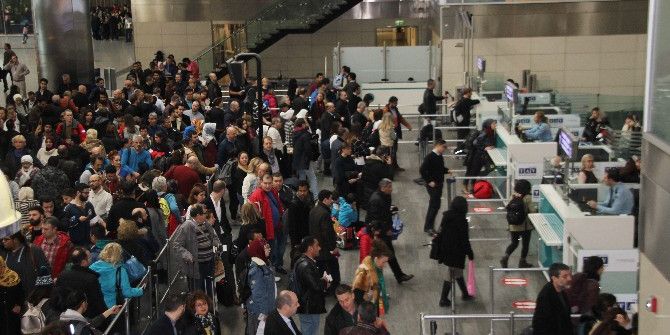 Atatürk Havalimanı’nda Yarıyıl Tatili Yoğunluğu