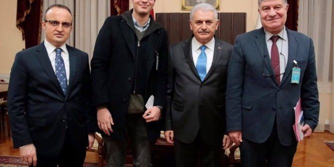 Ayvacık Belediye Başkanından Başbakana Ziyaret