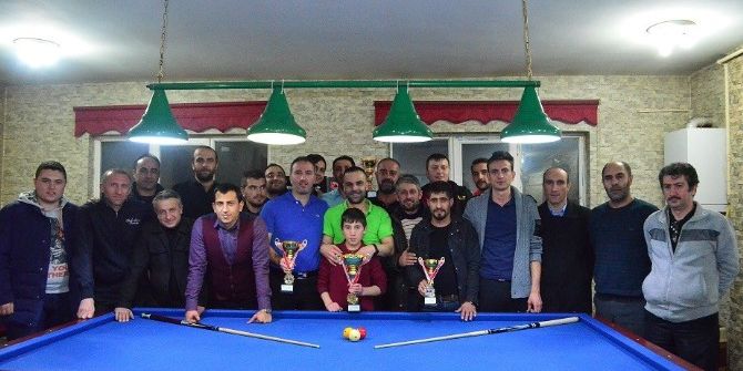 Bilardonun Şampiyonları Ödüllendirildi