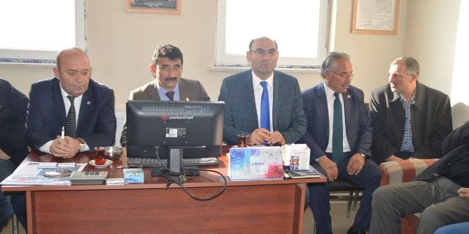 Genel Sekreter Tenekeci’den Muhtarlara Ziyaret