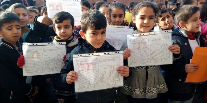 Dargeçitte Karne Heyecanı