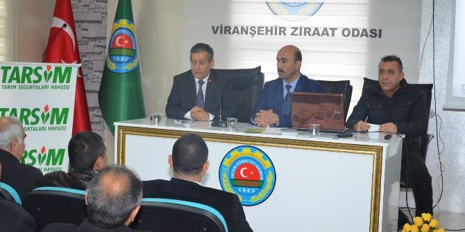 Viranşehirli Çiftçilere Tarım Sigortaları Anlatıldı