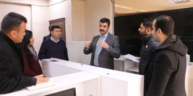 Kaymakam Yosunkaya Koordinasyon Merkezini Denetledi