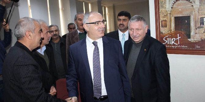 Bakanlık Bürokratları Siirt’e Geldi