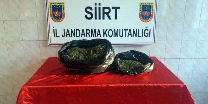 Siirt Uyuşturucu Madde Ele Geçirildi