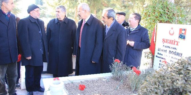 Mhp’liler Şehitliği Ziyaret Ettiler