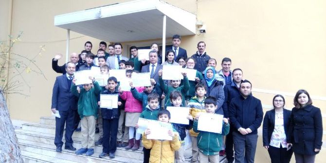 Bozdoğan’da İşitme Engelli Öğrenciler Karneleri Aldı