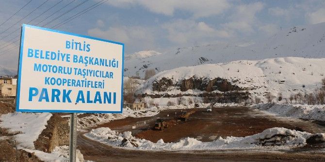 Bitlis Belediyesi Yeni Otopark Alanları Oluşturuyor