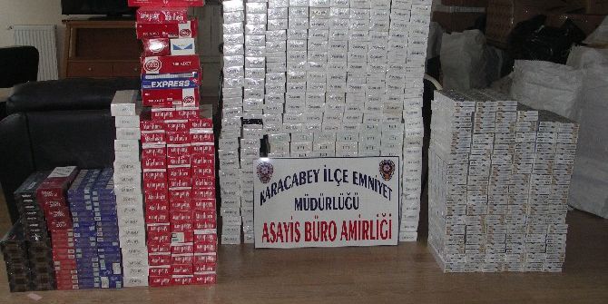 5 Bin Paket Kaçak Sigara Ele Geçirildi