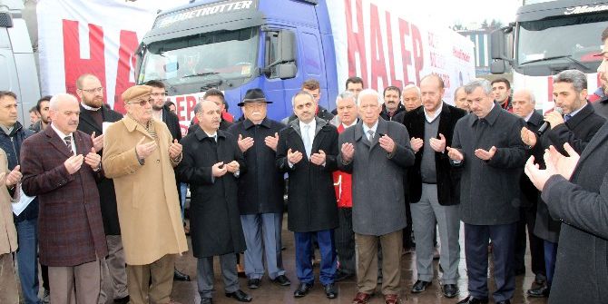 Yardım Tırları Halep İçin Yola Çıktı