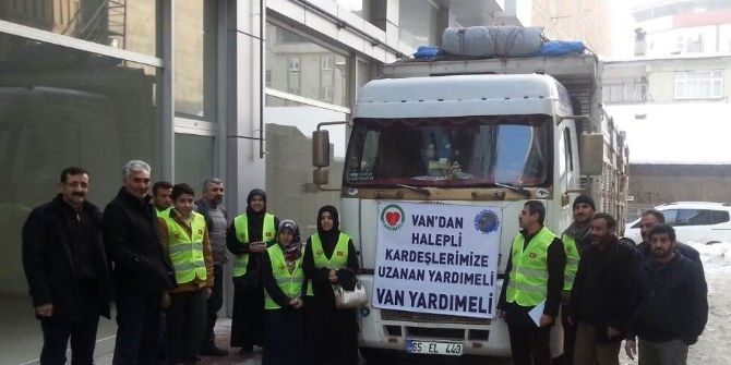 Van’dan Halep’e Uzanan Yardım Eli