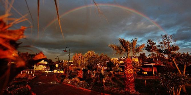 Bodrum’da Gökkuşağı Hayran Bıraktı