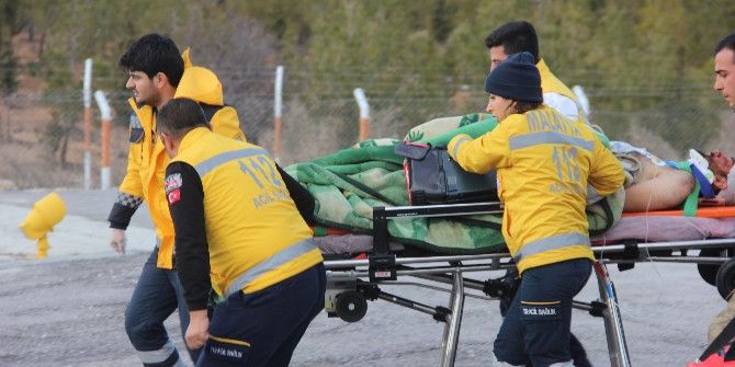 El Bab’ta Yaralanan Askerler, Gaziantep’e Getiriliyor.