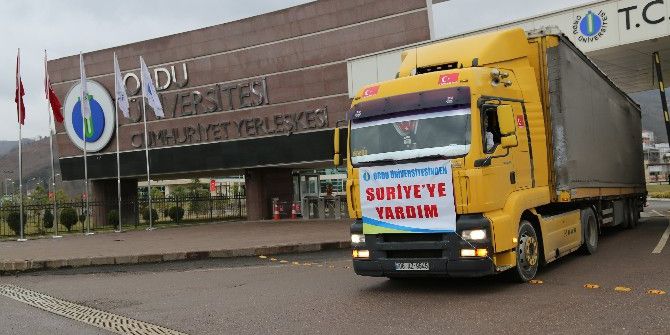 Odü’den Suriye’ye Yardım Eli